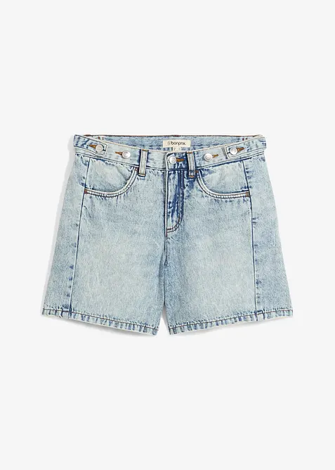 Jeansshorts Mid Waist, Low Stretch, bonprix