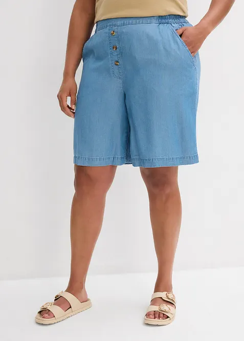 Dra på-shorts i Tencel, bonprix