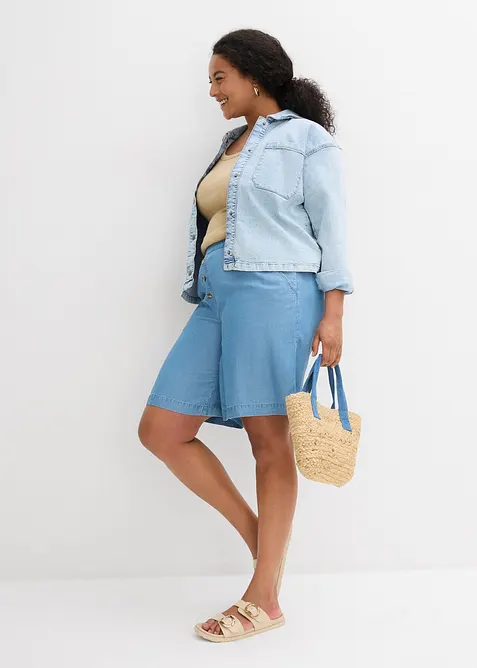 Dra på-shorts i Tencel, bonprix