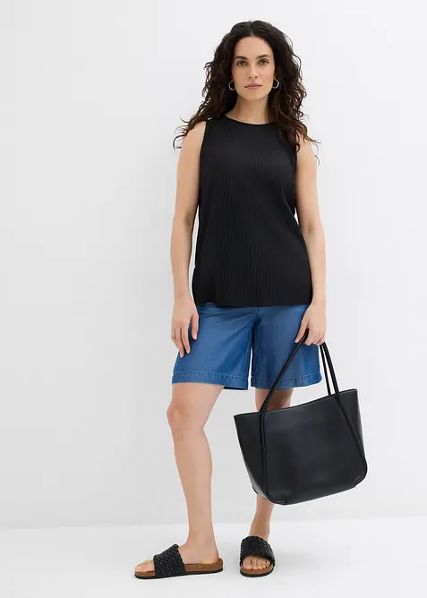 Dra på-shorts i Tencel, bonprix