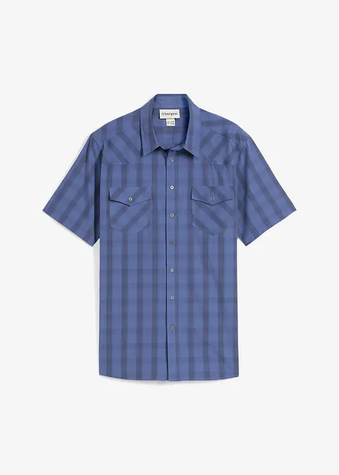 Kort&auml;rmad skjorta av ren bomull, bonprix