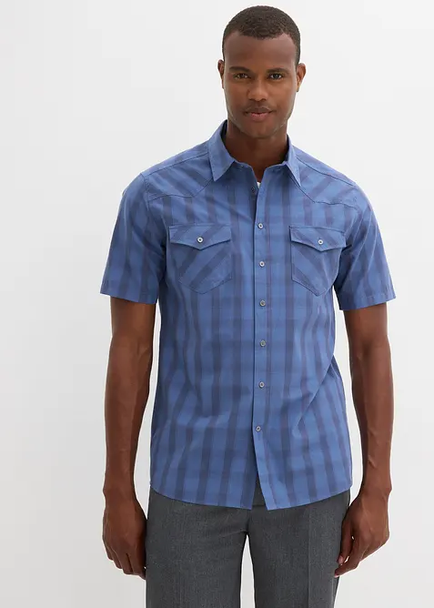 Kort&auml;rmad skjorta av ren bomull, bonprix