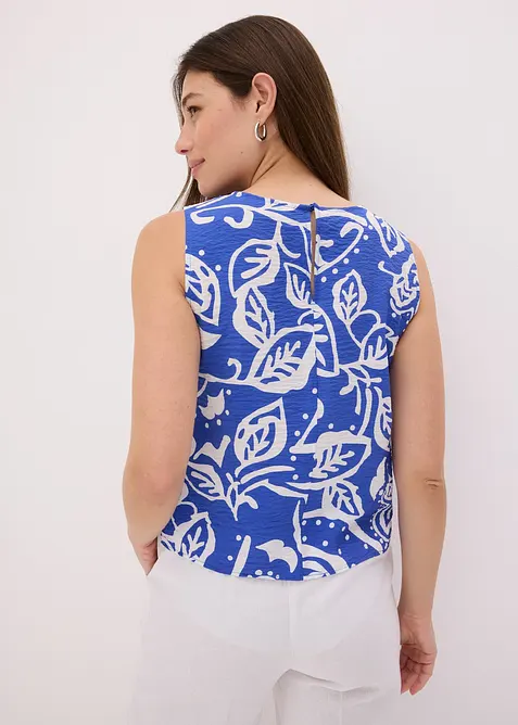 Mönstrat bluslinne, bonprix