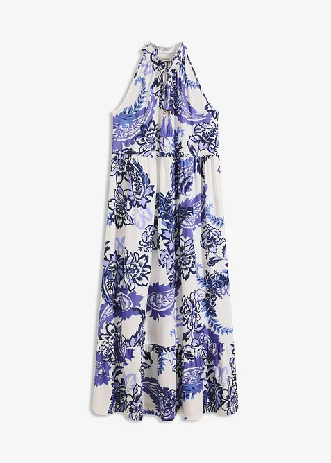 Mönstrad jerseyklänning, bonprix