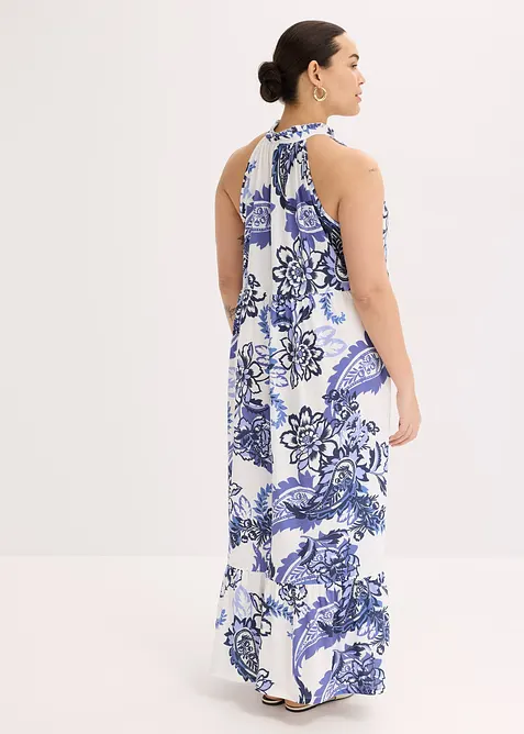 Mönstrad jerseyklänning, bonprix