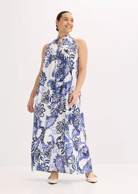 Mönstrad jerseyklänning, bonprix