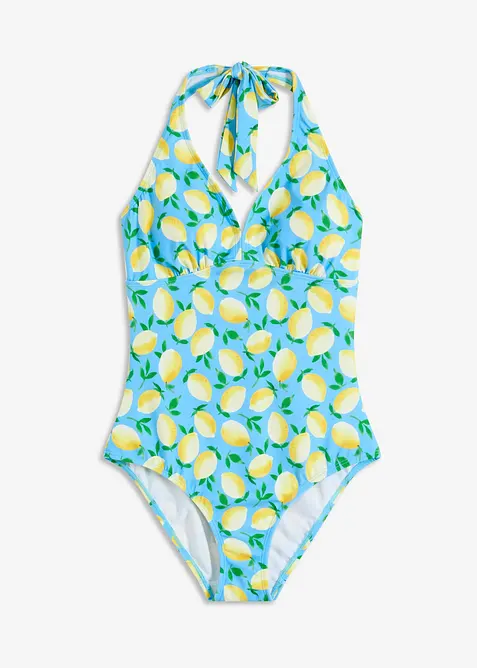 Halterneckbaddräkt med medelhög formande effekt, bonprix