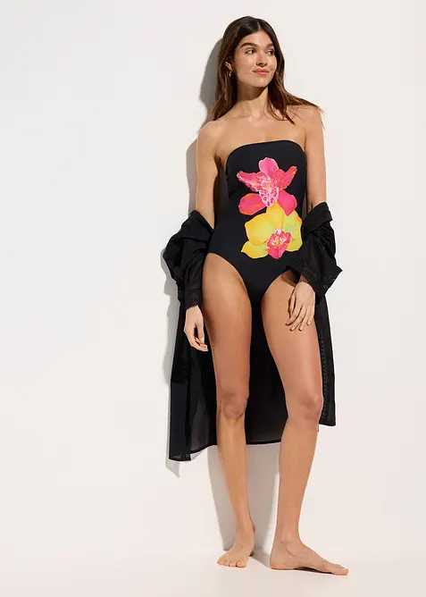 Baddräkt med lätt formande effekt, bonprix