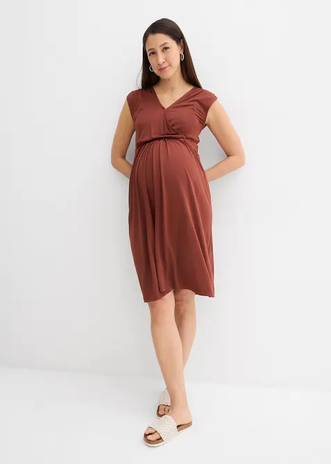 Mamma-/amningsklänning i mjuk modalmix, bonprix