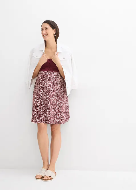 Mamma-/amningsklänning i ekologisk bomull, bonprix