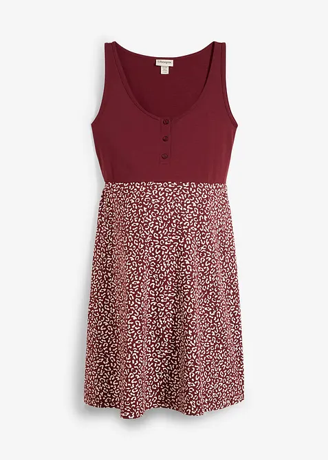 Mamma-/amningsklänning i ekologisk bomull, bonprix