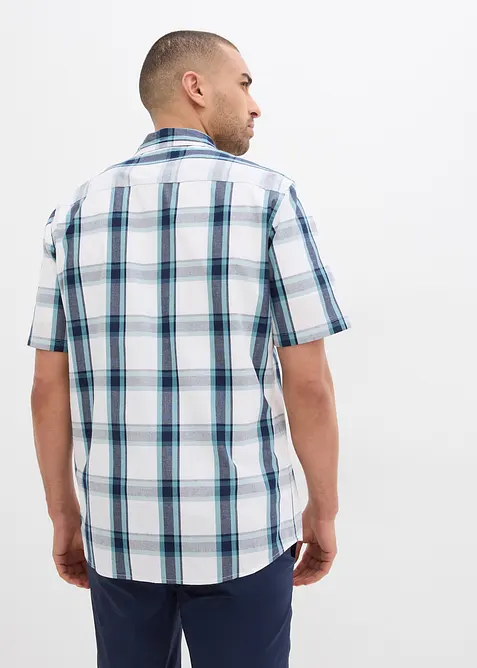 Kortärmad skjorta i ren bomull, bonprix