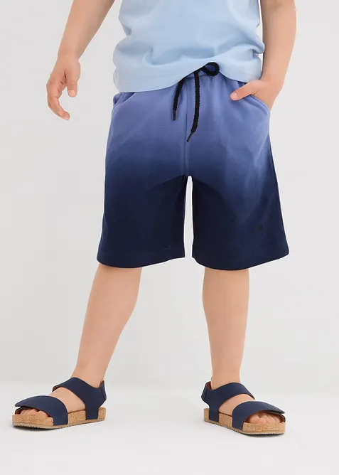 Trikåbermudas för barn (2-pack) i ren bomull, bonprix