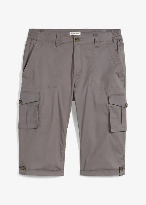 Långa shorts med resårmidja, Regular Fit, bonprix