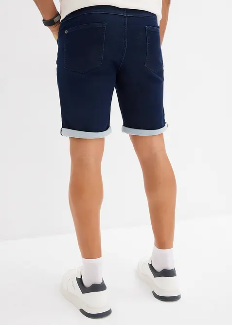 Jeansshorts i trikå, Regular Fit, bonprix