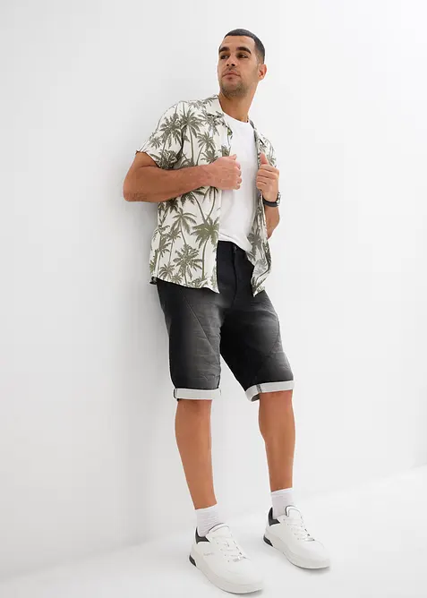 Shorts i sweatdenim, Relaxed Fit, bonprix