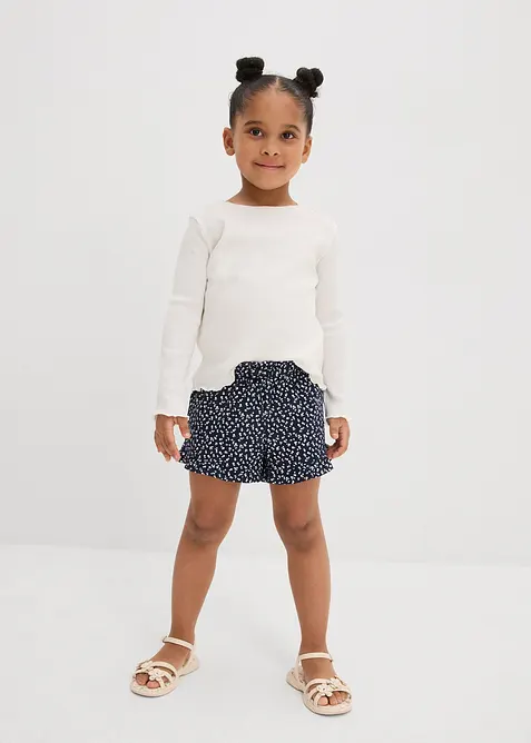 Jerseyshorts i ren ekologisk bomull f&ouml;r barn (3-pack), bonprix