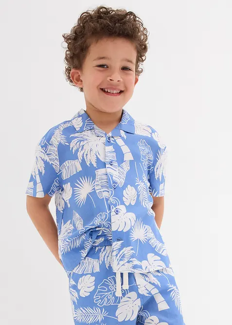 Kortärmad skjorta av mjuk viskos, bonprix