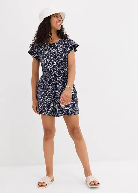 Jerseyjumpsuit i elastisk bomullsmix, bonprix