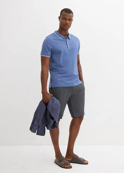 Pikétröja i ren bomull, bonprix