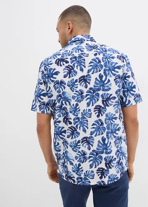 Kortärmad skjorta av ren bomull, bonprix