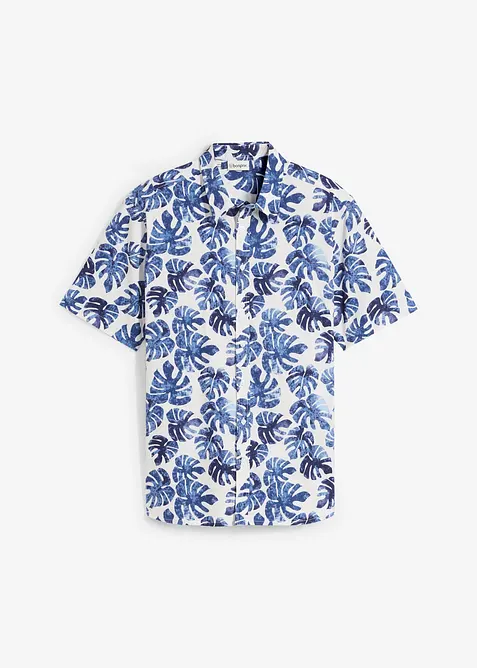 Kortärmad skjorta av ren bomull, bonprix