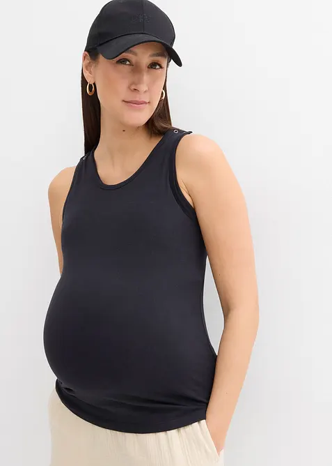 Mamma-/amningslinne med kupor i ekologisk bomull, bonprix