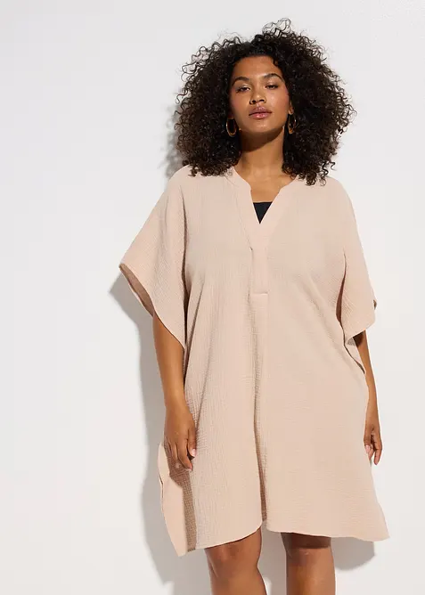 Strandtunika i muslin, bonprix