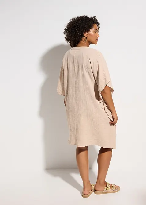 Strandtunika i muslin, bonprix