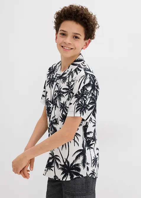 Kortärmad skjorta av mjuk viskos, bonprix