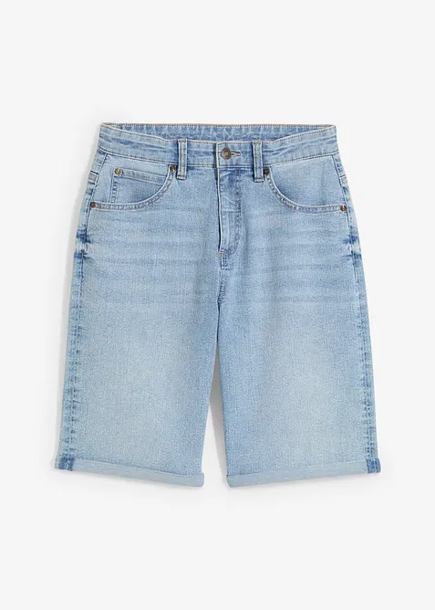 Stretchiga jeansshorts för barn, avslappnad passform, bonprix