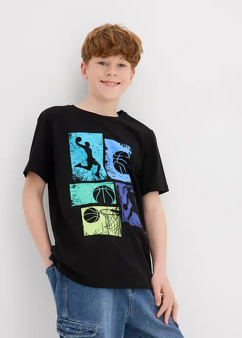 T-shirt i ekologisk bomull f&ouml;r barn, bonprix