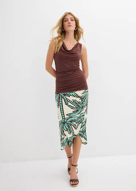 Linne i mjuk viskosmix, bonprix