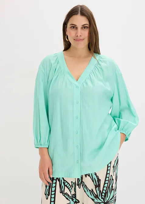 Oversizeblus av mjuk viskosmix, bonprix