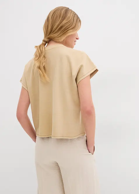 T-shirt i ren ekologisk bomull, bonprix