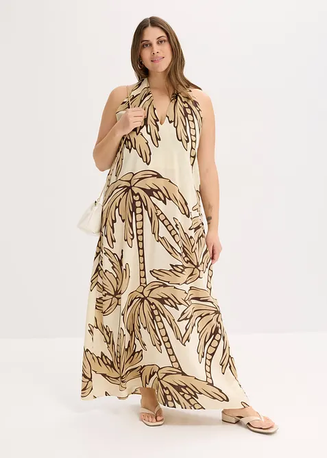 A-linjeformad halterneckkl&auml;nning, bonprix