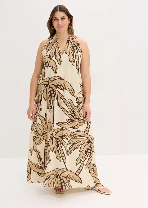 A-linjeformad halterneckkl&auml;nning, bonprix