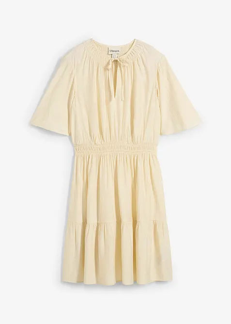 Minikl&auml;nning i f&ouml;ljsam viskosmix, bonprix