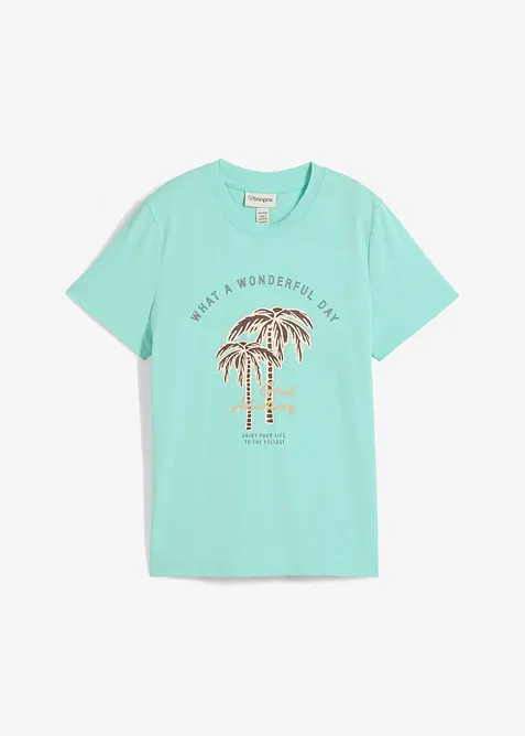 T-shirt med tryckt motiv, bonprix