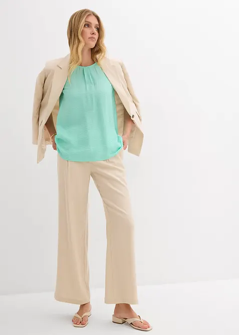 Bluslinne i följsam viskosmix, bonprix