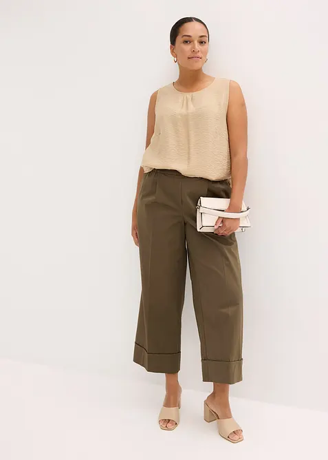 Bluslinne i följsam viskosmix, bonprix