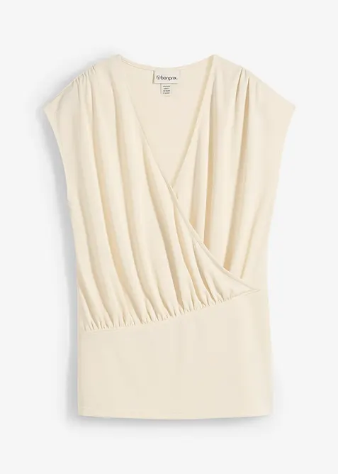 Topp i omlottlook,  av viskosmix med mjukt fall, bonprix