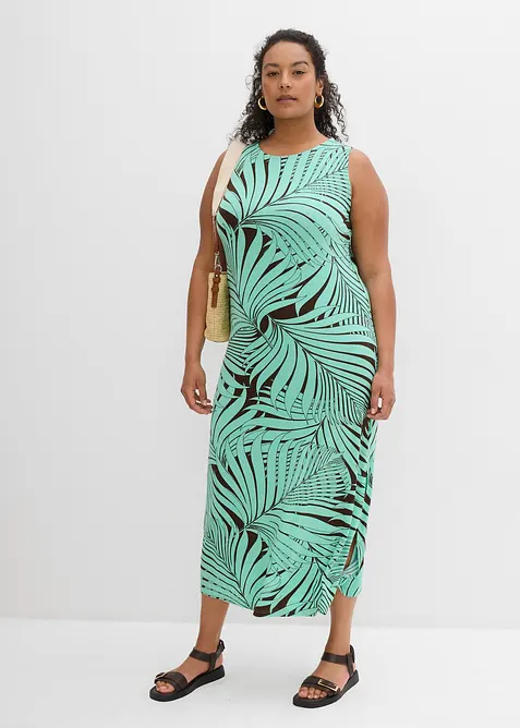 Jerseyklänning av viskosmix med mjukt fall, bonprix