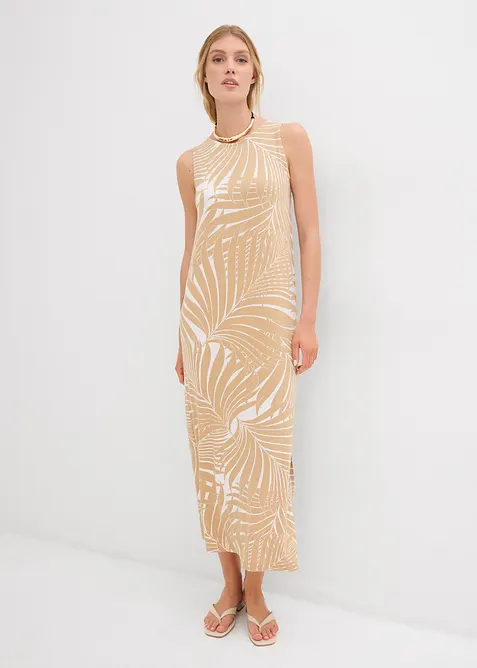 Jerseyklänning av viskosmix med mjukt fall, bonprix