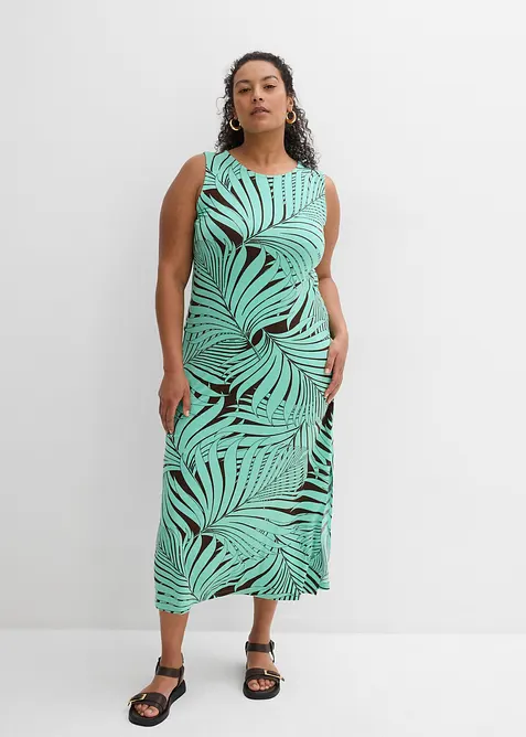 Jerseyklänning av viskosmix med mjukt fall, bonprix