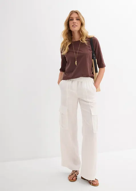 T-shirt i ren ekologisk bomull (2-pack), bonprix