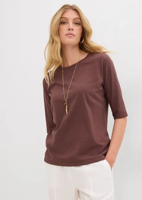 T-shirt i ren ekologisk bomull (2-pack), bonprix