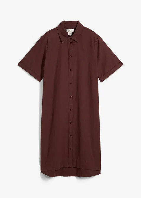 Skjortklänning i ren bomull, bonprix