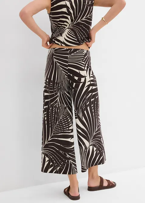 Culotter i mjuk viskosmix, bonprix