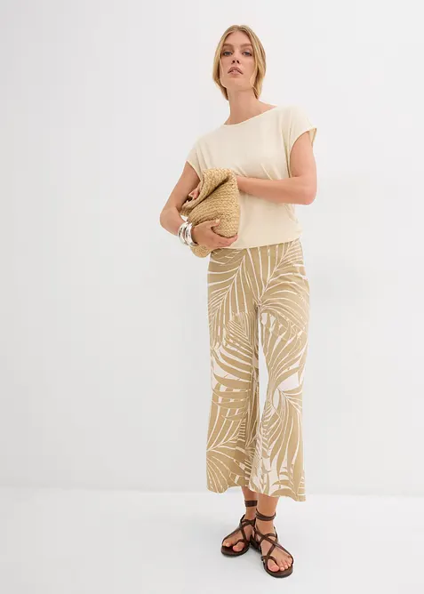 Culotter i mjuk viskosmix, bonprix